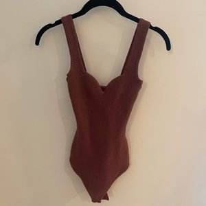 A&F Sweetheart Sweater Tank Bodysuit